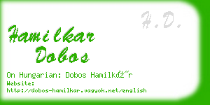 hamilkar dobos business card